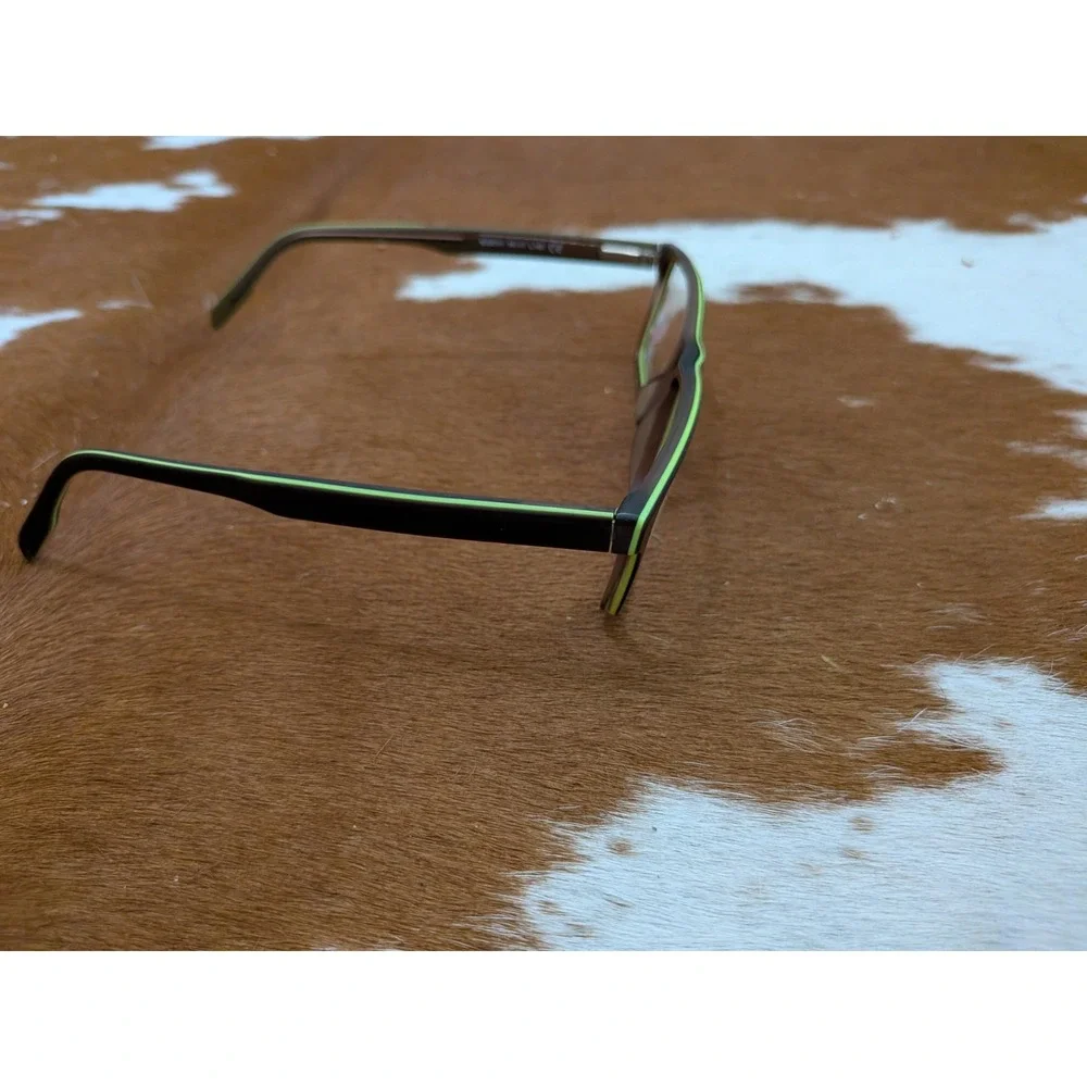 Maui Jim Eyeglasses MJO 2117-01MT Brown Green Acetate Frames‎ 54mm Italy